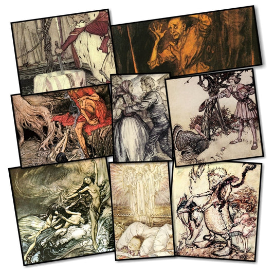 Arthur Rackham Public Domain Illustrations to Download | Digital Download - 330 images