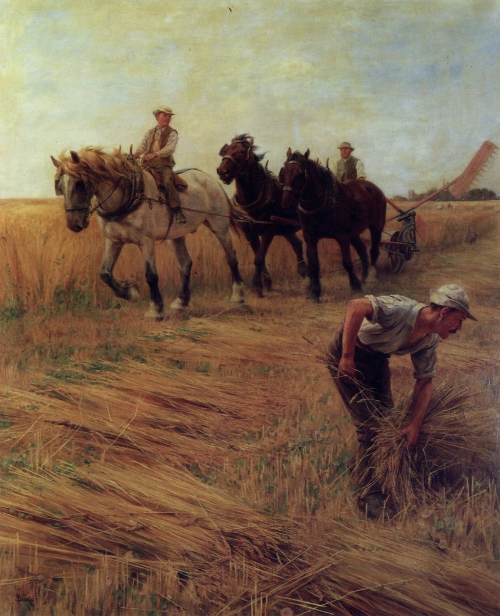 Thomas Blinks (1853-1910) - Bread Winners | Dimensions 4370 x 5380 pixels
