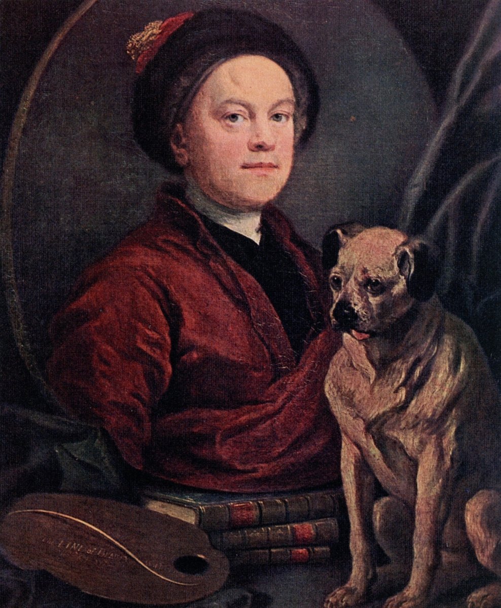 William Hogarth (1697-1764) - As I See Myself 1745 | Dimensions 5820 x 7070 pixels