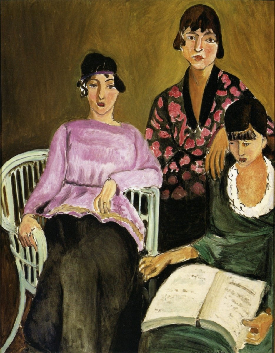 Henri Matisse (1869-1954) - The Three Sisters (1917) to Download | Dimensions 3395 x 4354