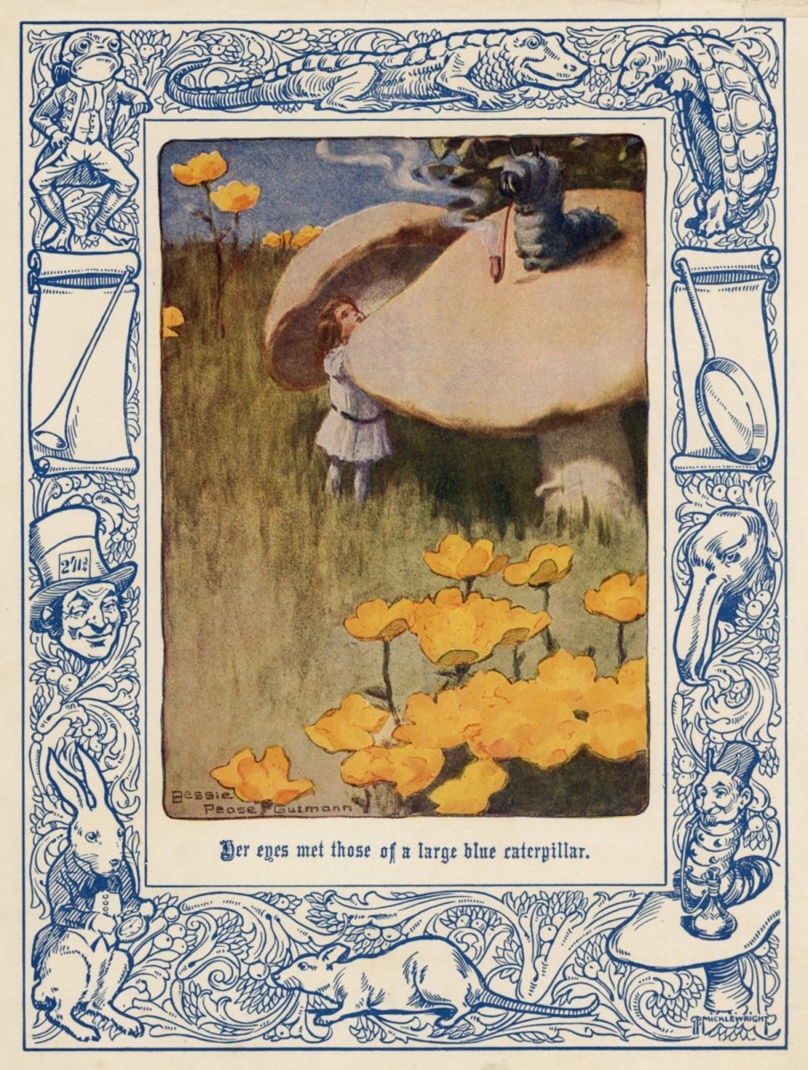 Alice's Adventures in Wonderland 1933 - Bessie Pease Gutmann | Dimensions 4039 x 5348 pixels