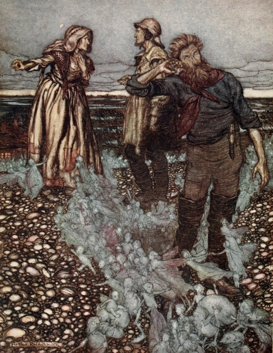 Puck of Pook's Hill 1906 - Arthur Rackham - 4 images | Dimensions 1845 x 2380 pixels