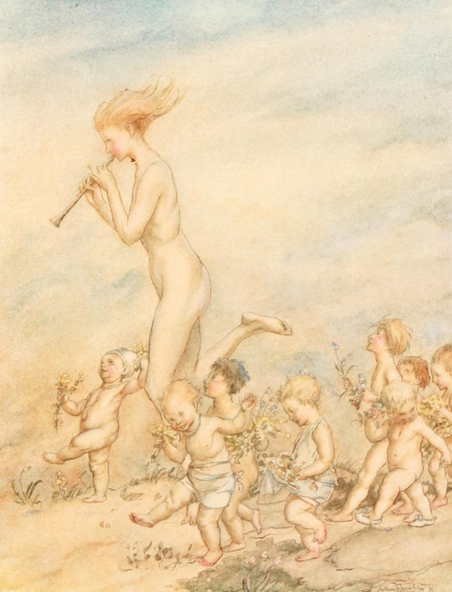 The Springtide of Life 1918 - Arthur Rackham - 8 images | Dimensions 1380 x 1808 pixels