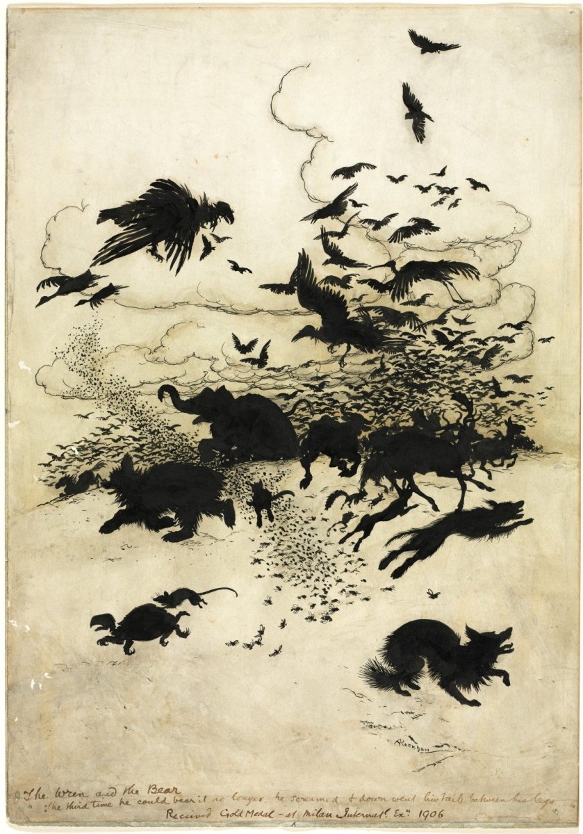 Sketch - Arthur Rackham - 1 image | Dimensions 4480 x 6407 pixels