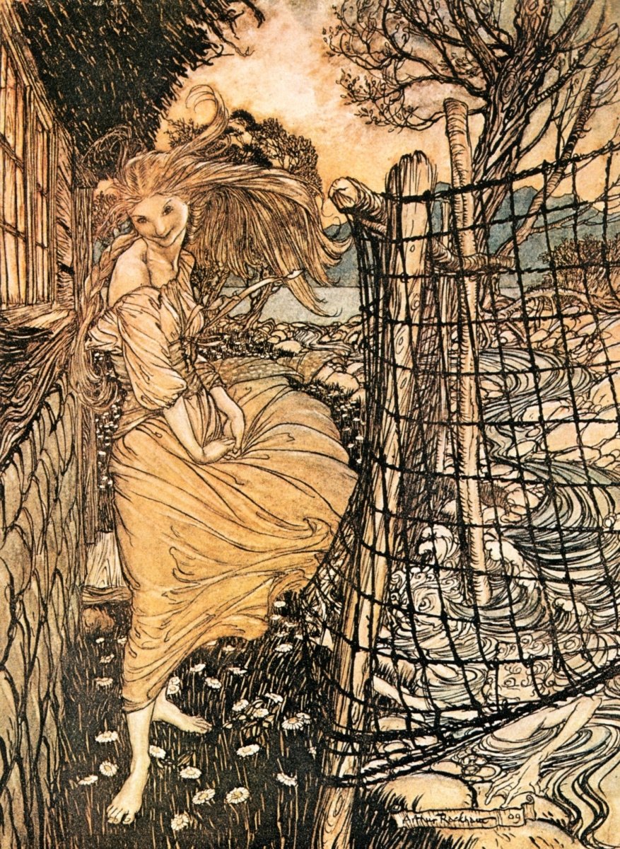 Undine 1909 - Arthur Rackham - 15 images | Dimensions 3864 x 5288 pixels
