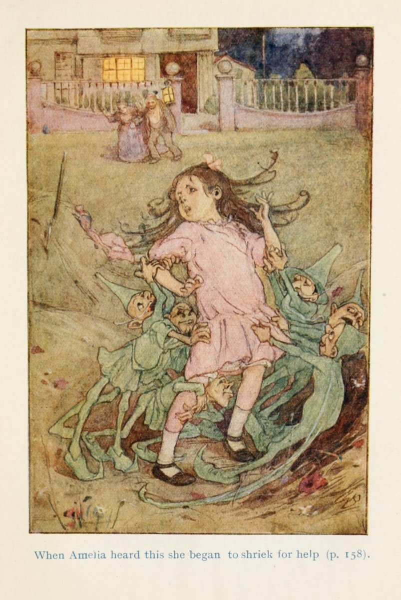 The Brownies 1910 - Alice B. Woodward - 8 images | Dimensions 1955 x 2920 pixels