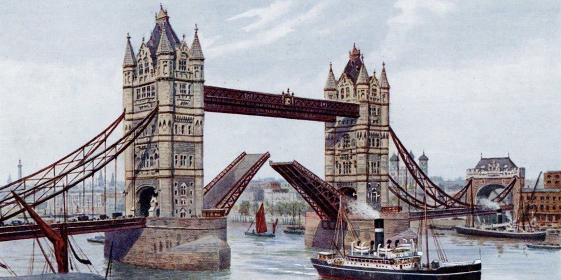 Alfred Quinton - London 1920s - Tower Bridge