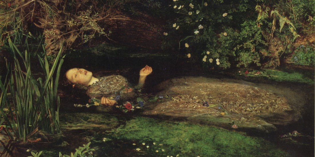 John Everett Millais - Ophelia (1851-2)