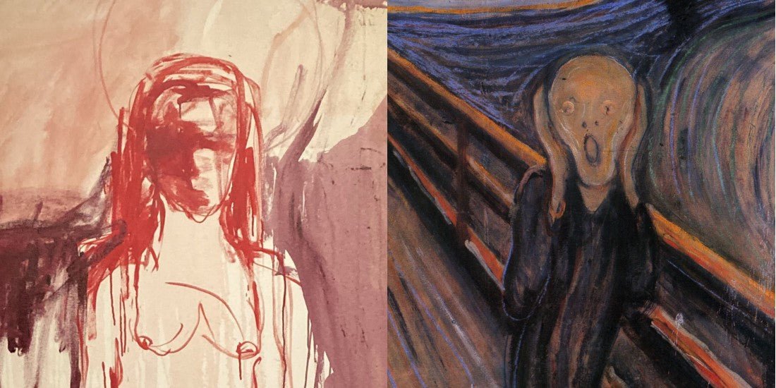 Tracey Emin and Edvard Munch Compared
