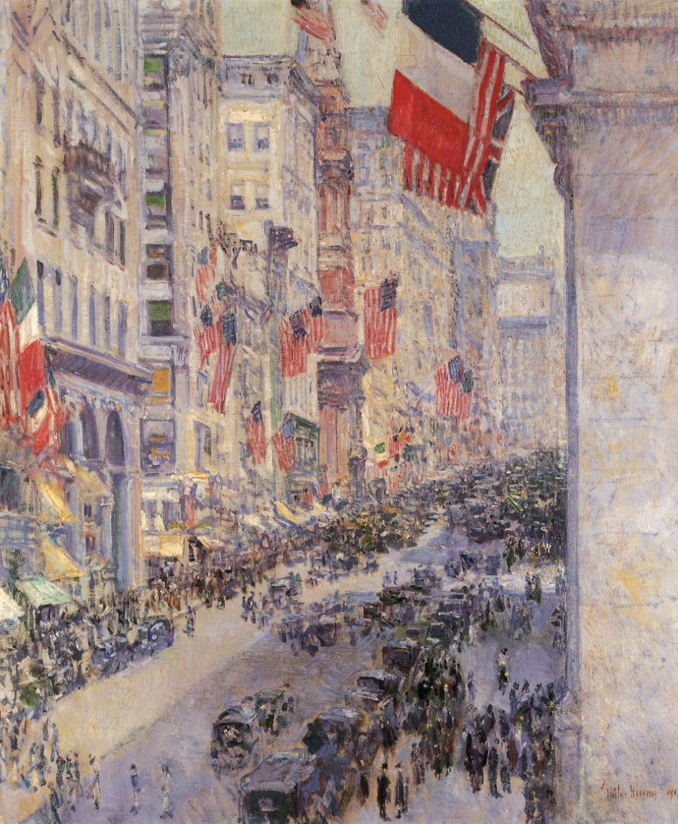Childe Hassam - Up the Avenue from Thirty-Fourth St