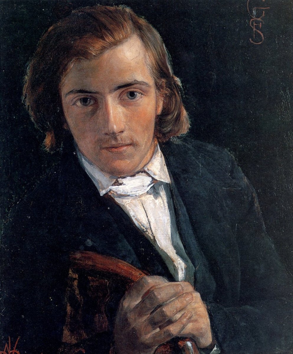 Frederic Stephens by William Holman Hunt