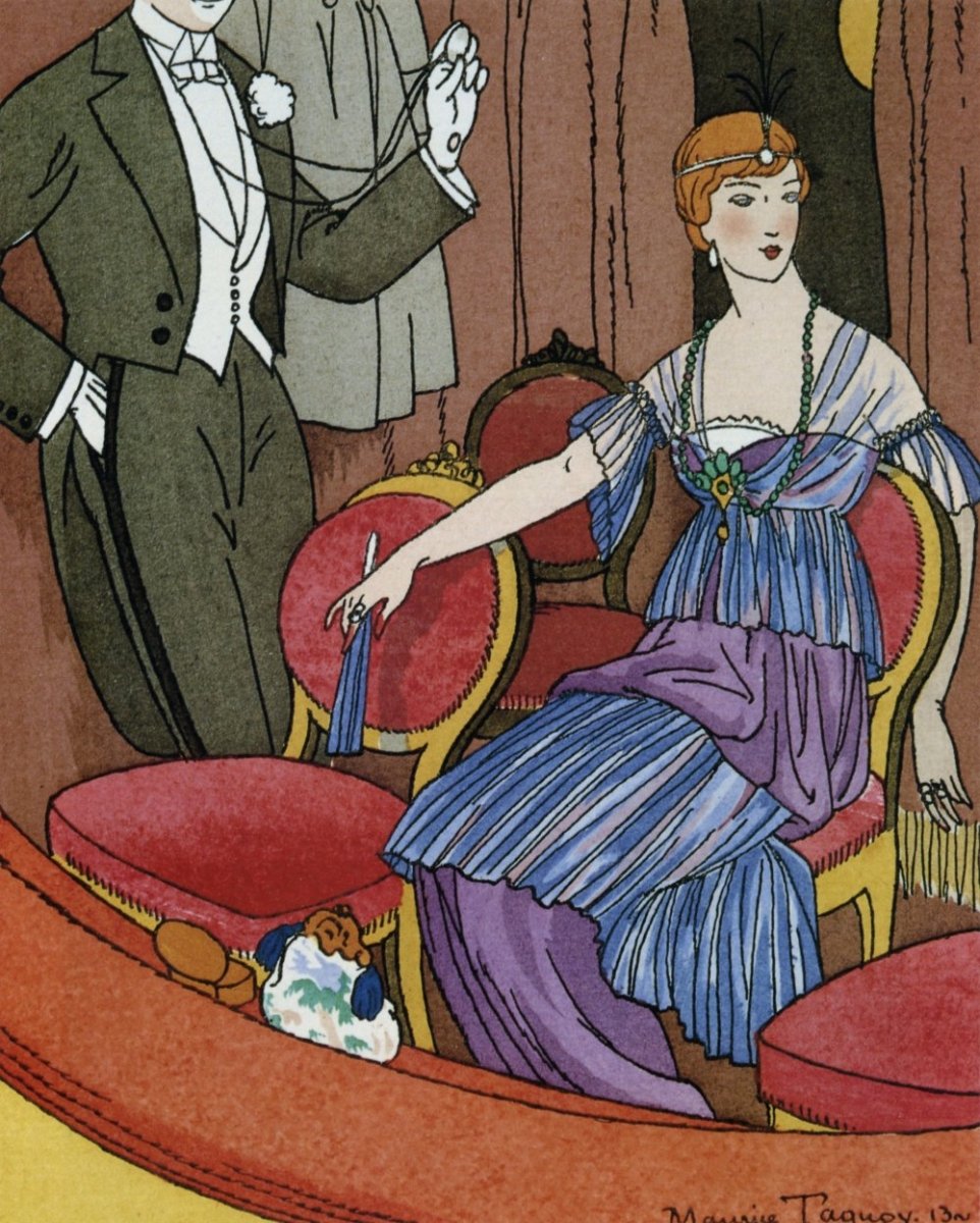 Maurice Taquoy fashion illustration