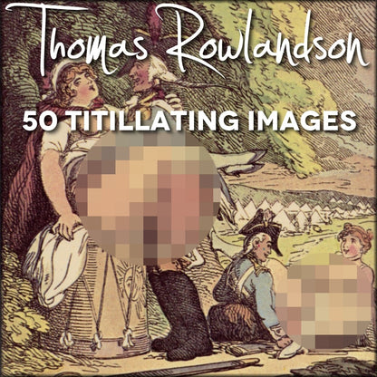 Thomas Rowlandson Titillating Public Domain Images | Digital Download - 50 images