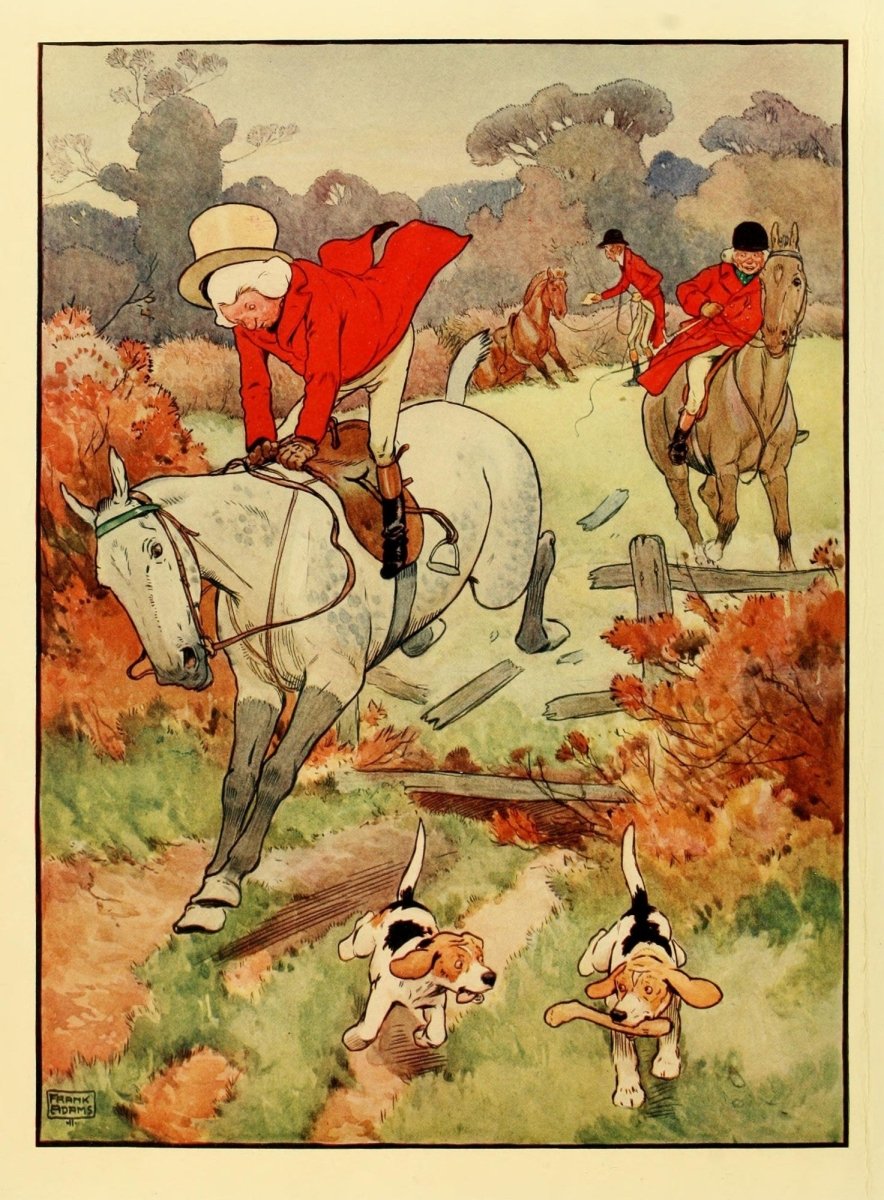 Three Jolly Huntsmen 1912 - Frank Adams - 14 images | Dimensions 2258 x 3066 pixels