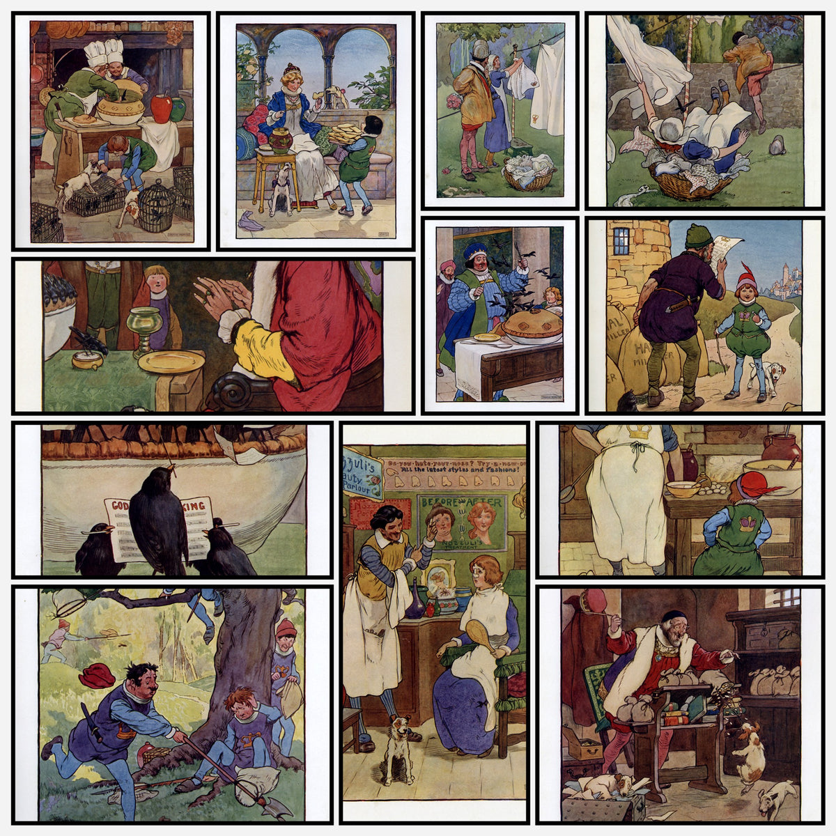 A snapshot of all the colour images