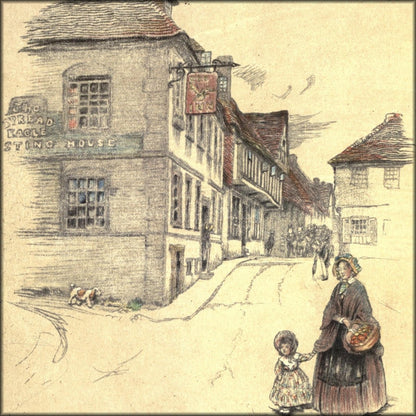 Old Inns (1921) - Cecil Aldin - 15 Public Domain Images | Digital Download - 15 images