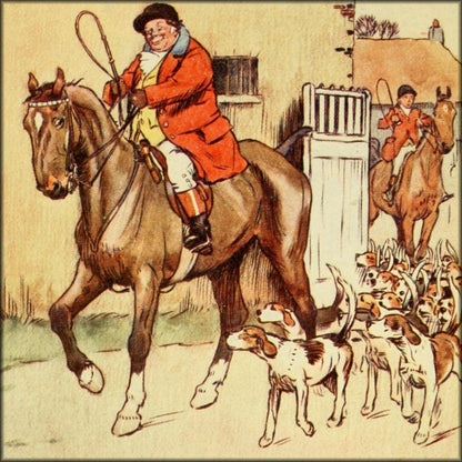 Cecil Aldin Public Domain Images to Download | Jorrocks on 'unting (1901) - 3 images