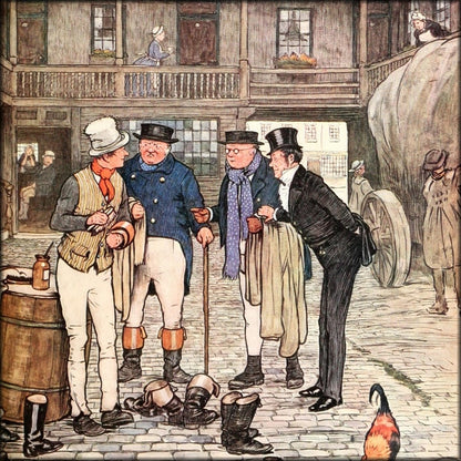 Cecil Aldin Public Domain Images to Download | Posthumous Papers of the Pickwick Club (1911) - 13 images