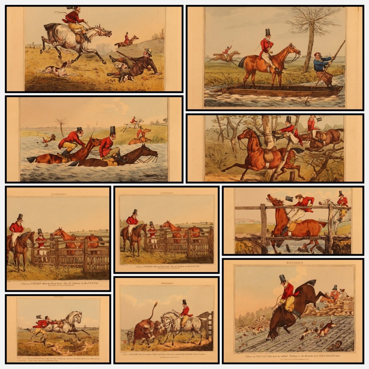 Alken's Notions 1833 - Henry Alken - 36 images | A snapshot of some of the images