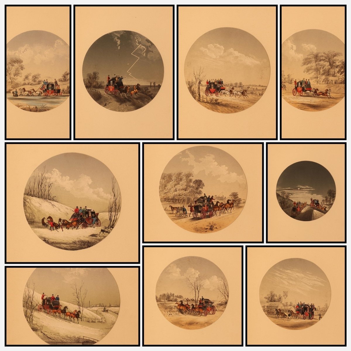 Coaching Scenes 1829 - Henry Alken - 10 images | A snapshot of the images
