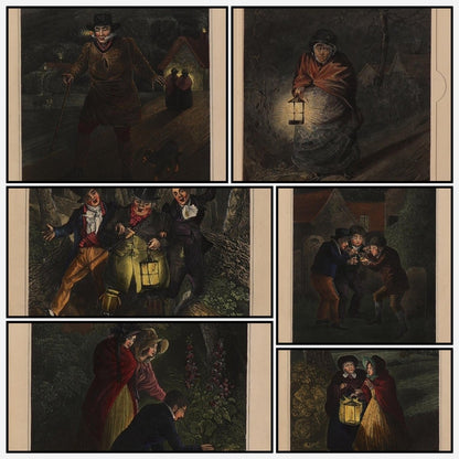 Country Evenings 1829 - Henry Alken - 6 images | A snapshot of the images