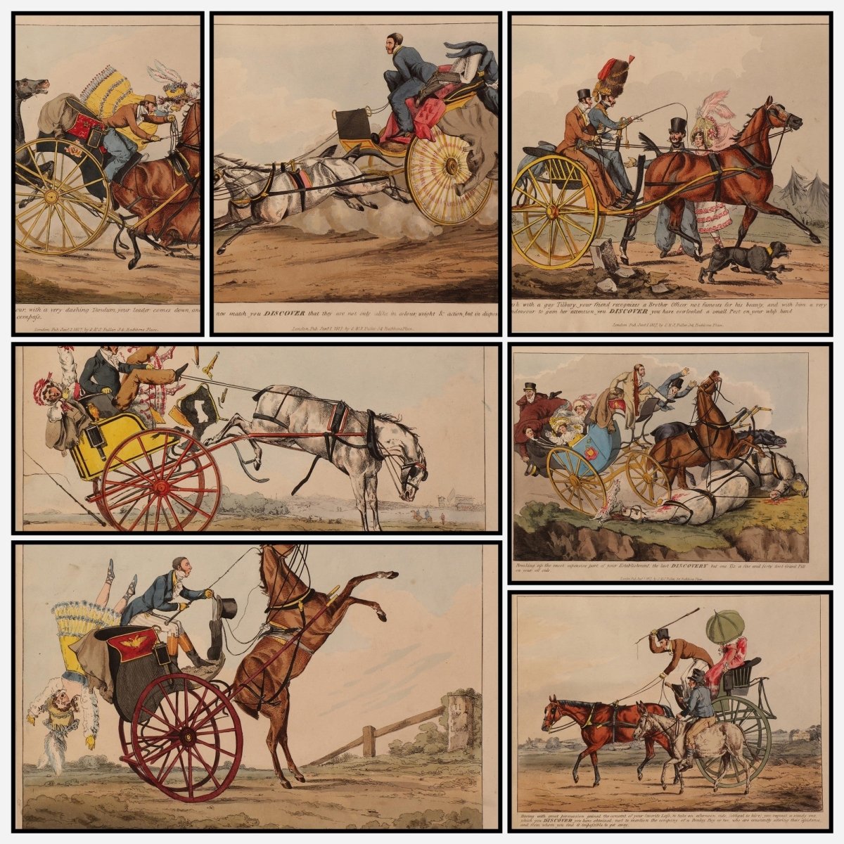 Driving discoveries 1817 - Henry Alken - 7 images | A snapshot of the images