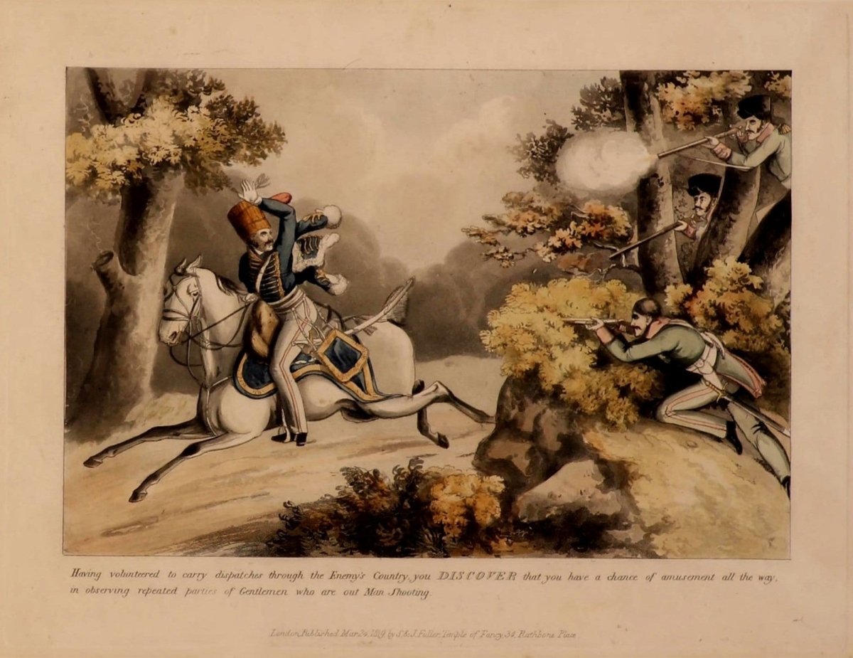 Military Discoveries 1819 - Henry Alken - 7 images | Dimensions 2172 x 1674 pixels