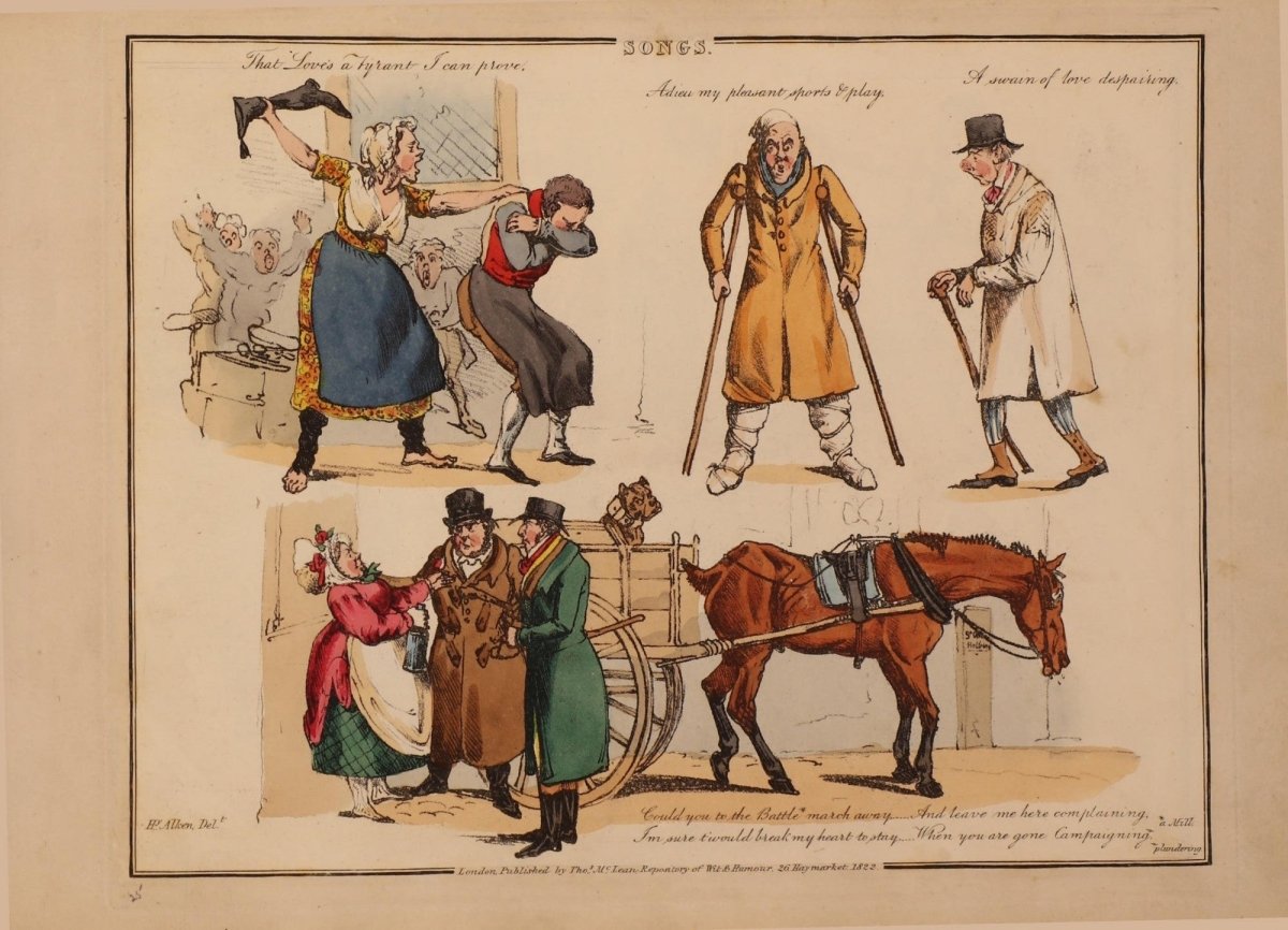 Illustrations To Popular Songs 1825 - Henry Alken | Dimensions 3824 x 2760 pixels