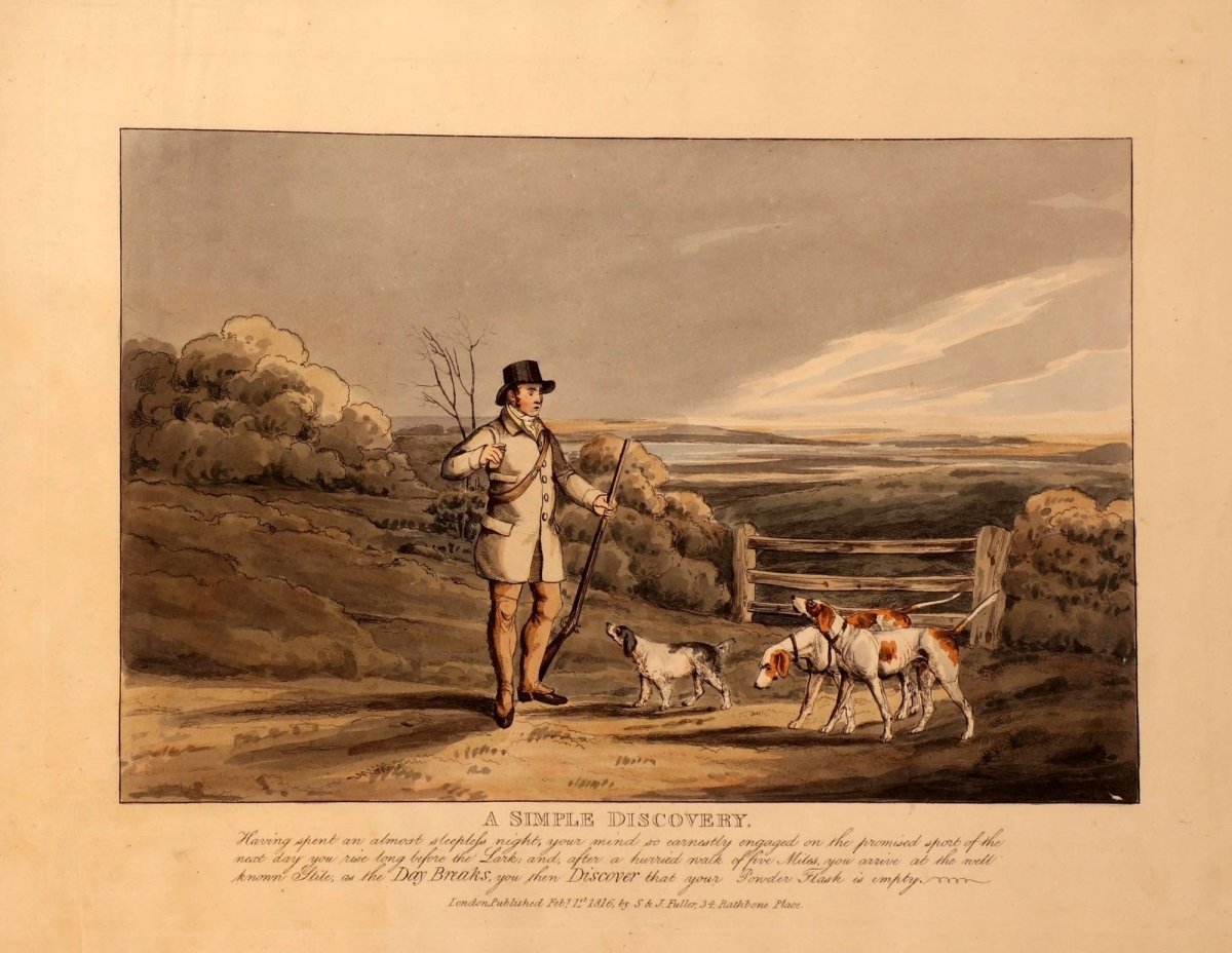 Sporting Discoveries 1816 - Henry Alken - 7 images | Dimensions 3678 x 2844 pixels