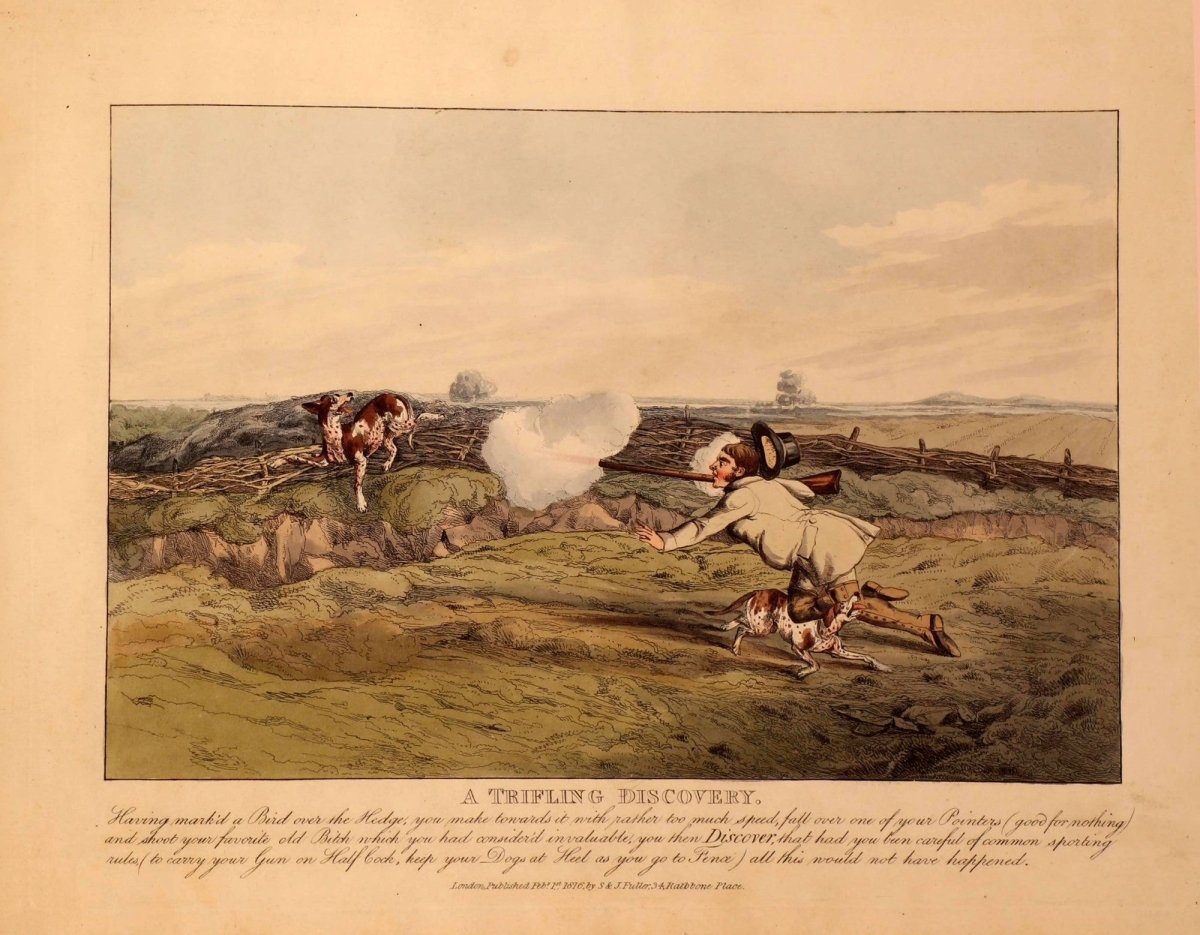 Sporting Discoveries 1816 - Henry Alken - 7 images | Dimensions 3592 x 2800 pixels