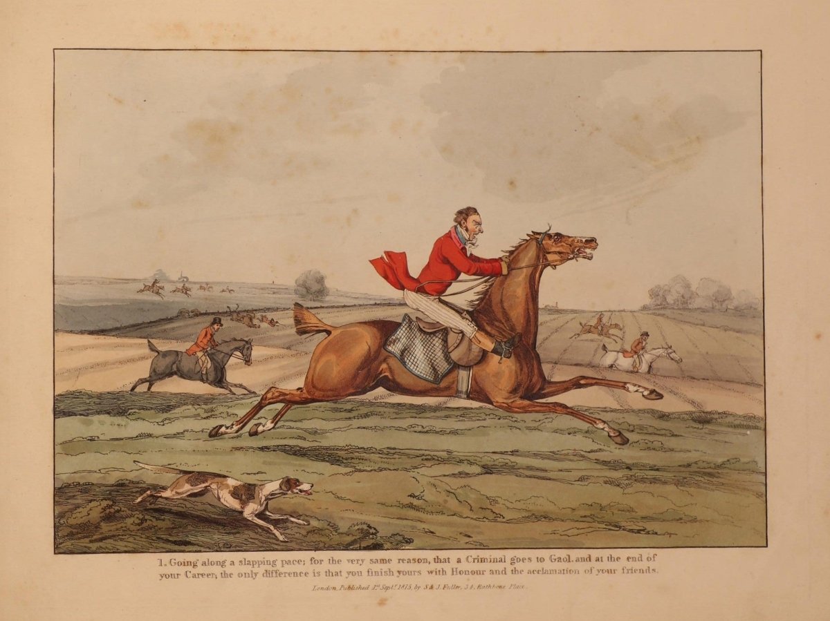 Qualified Horses and Unqualified Riders 1815 - Henry Alken | Dimensions 3416 x 2560 pixels