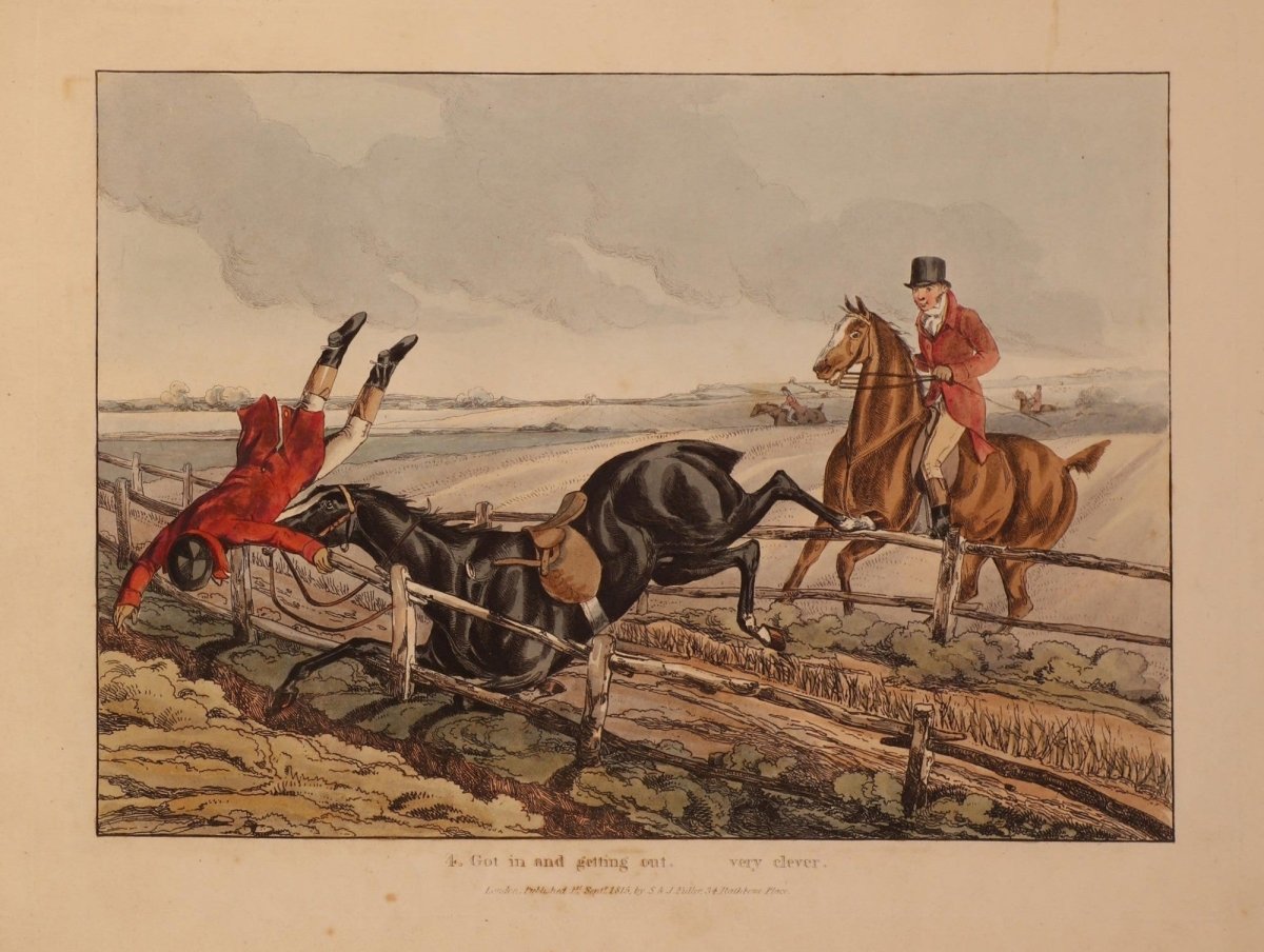 Qualified Horses and Unqualified Riders 1815 - Henry Alken | Dimensions 3440 x 2592 pixels