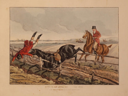 Qualified Horses and Unqualified Riders 1815 - Henry Alken | Dimensions 3440 x 2592 pixels