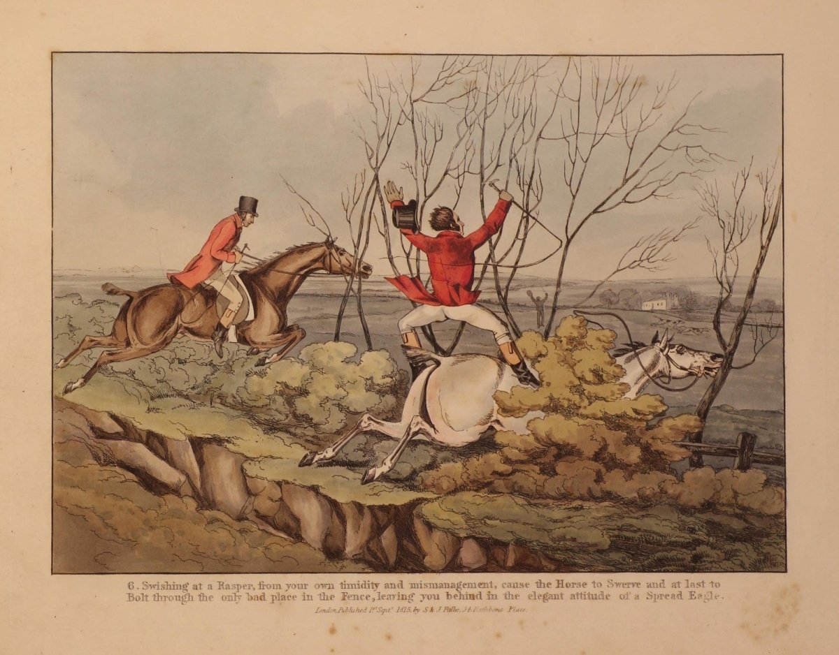Qualified Horses and Unqualified Riders 1815 - Henry Alken | Dimensions 3392 x 2652 pixels