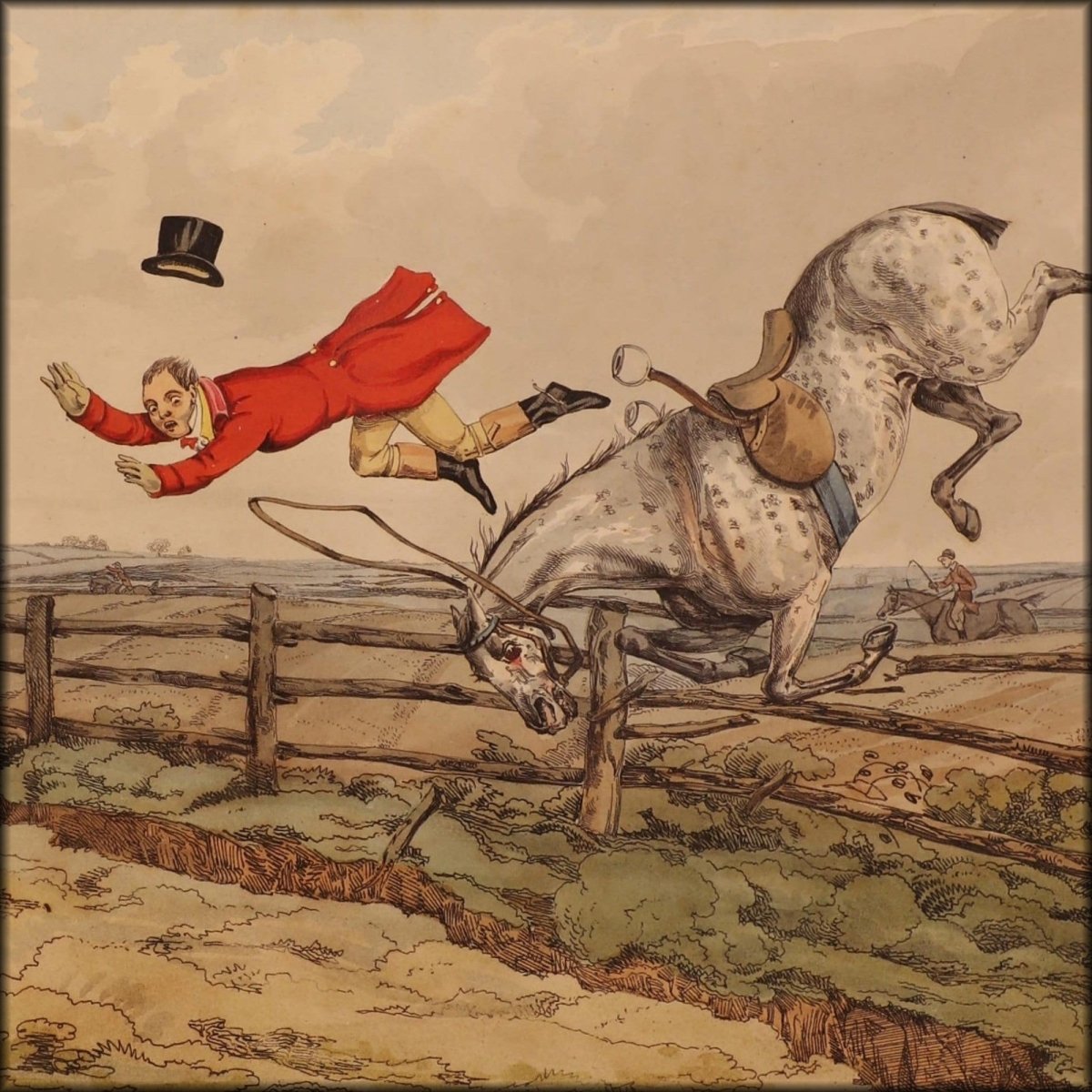 Qualified Horses and Unqualified Riders 1815 - Henry Alken | Digital Download - 7 images