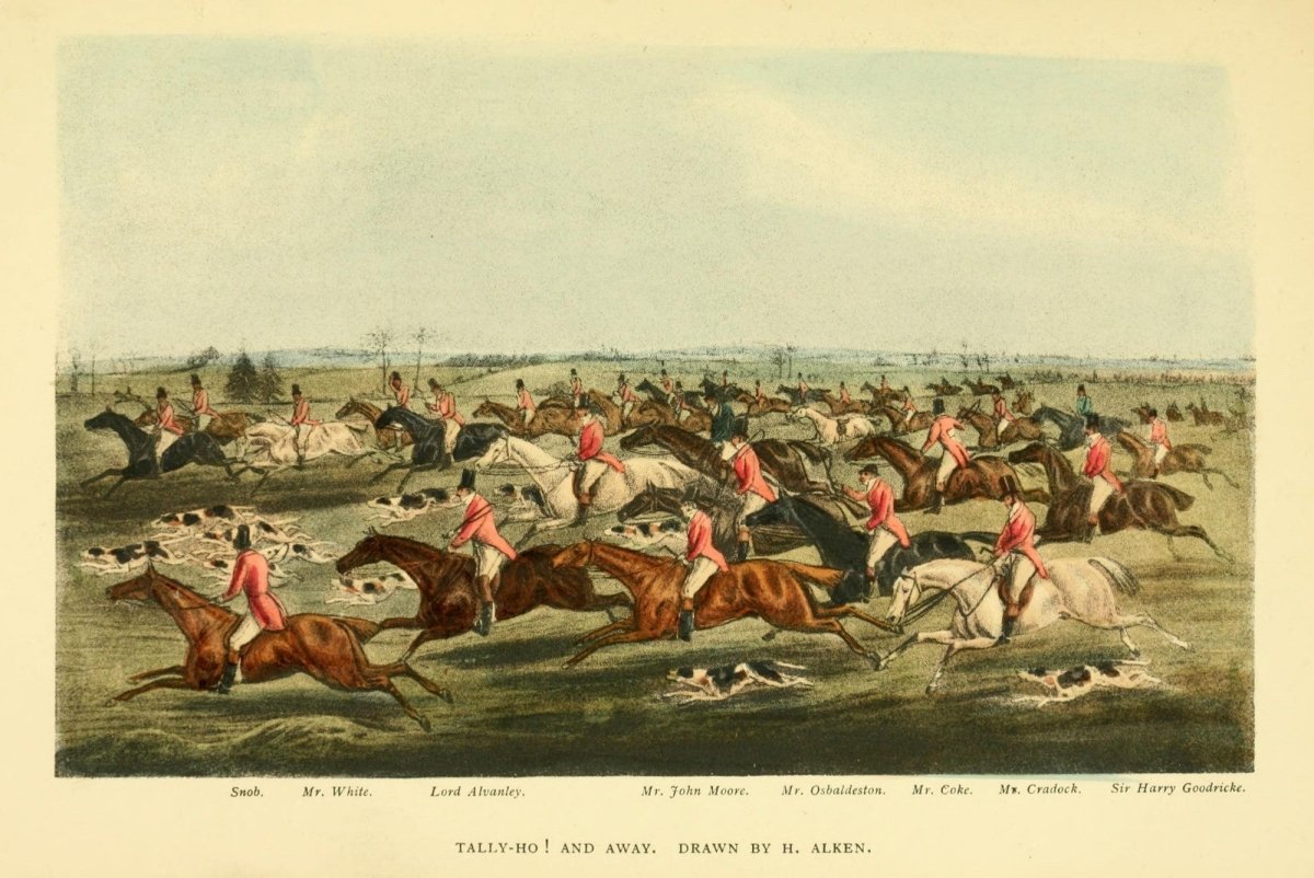 The Quorn hunt and its Masters 1899 - Henry Alken | Dimensions 3448 x 2304 pixels