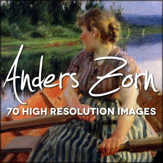 Anders Zorn Public Domain Images | Digital Download - 70 images