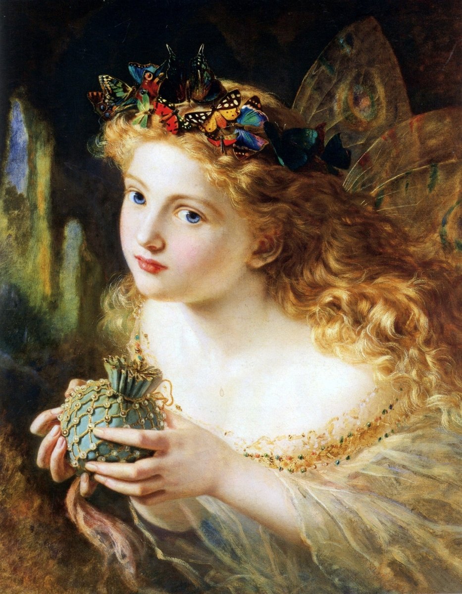 Sophie Anderson - Your Fairy's Made of Most Beautiful Things | Dimensions 5000 x 6430 pixels