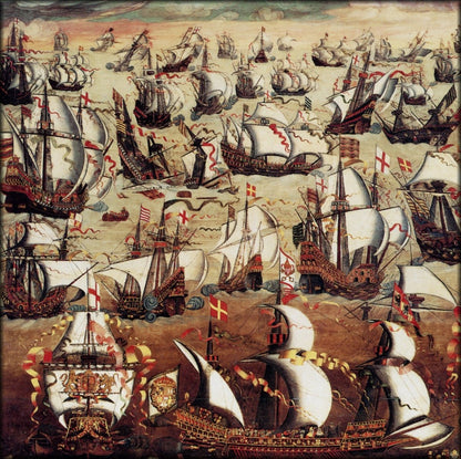 English Ships and the Spanish Armada 1588 | Digital Download - 1 image