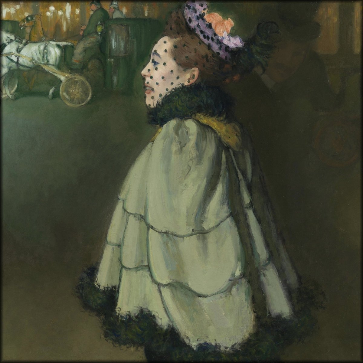 Louis Anquetin - Woman at the Champs-Élysées by Night | Digital Download - 1 image