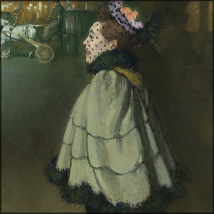 Louis Anquetin - Woman at the Champs-Élysées by Night | Digital Download - 1 image