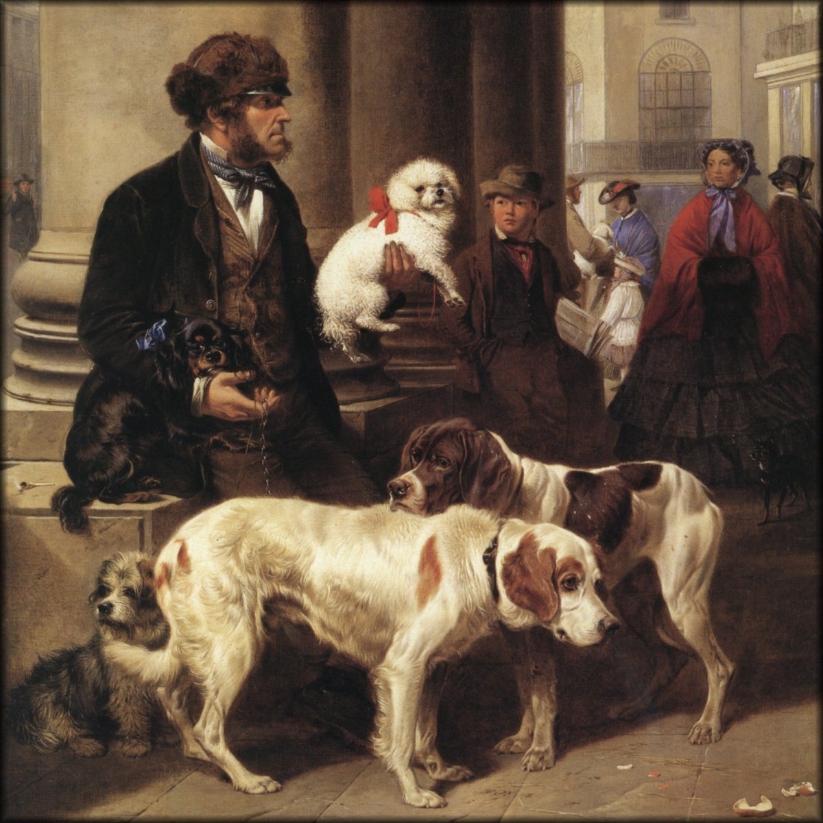 Richard Ansdell (1815-1885) - Buy a Dog Ma'am 1860 | Digital Download - 1 image