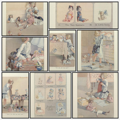 Josephine and Her Dolls 1915 - Honor Appleton - 8 images | A snapshot of the 8 images