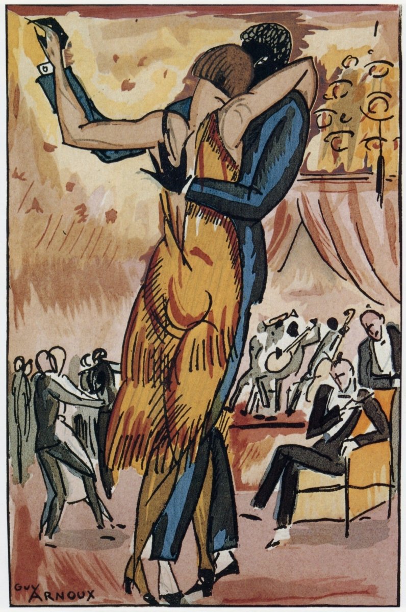 Guy Arnoux (1890-1951) - La Danseuse Eperdue 1920 | Dimensions 4304 x 6488 pixels