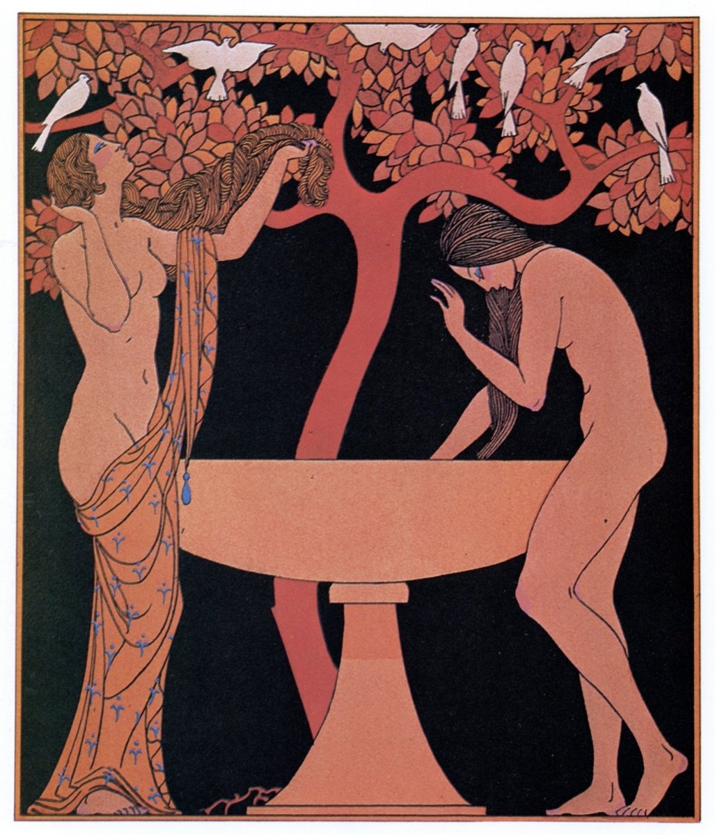 George Barbier (1882-1932) - Les Chansons de Bilitis c1922 | Dimensions 4570 x 5340 pixels