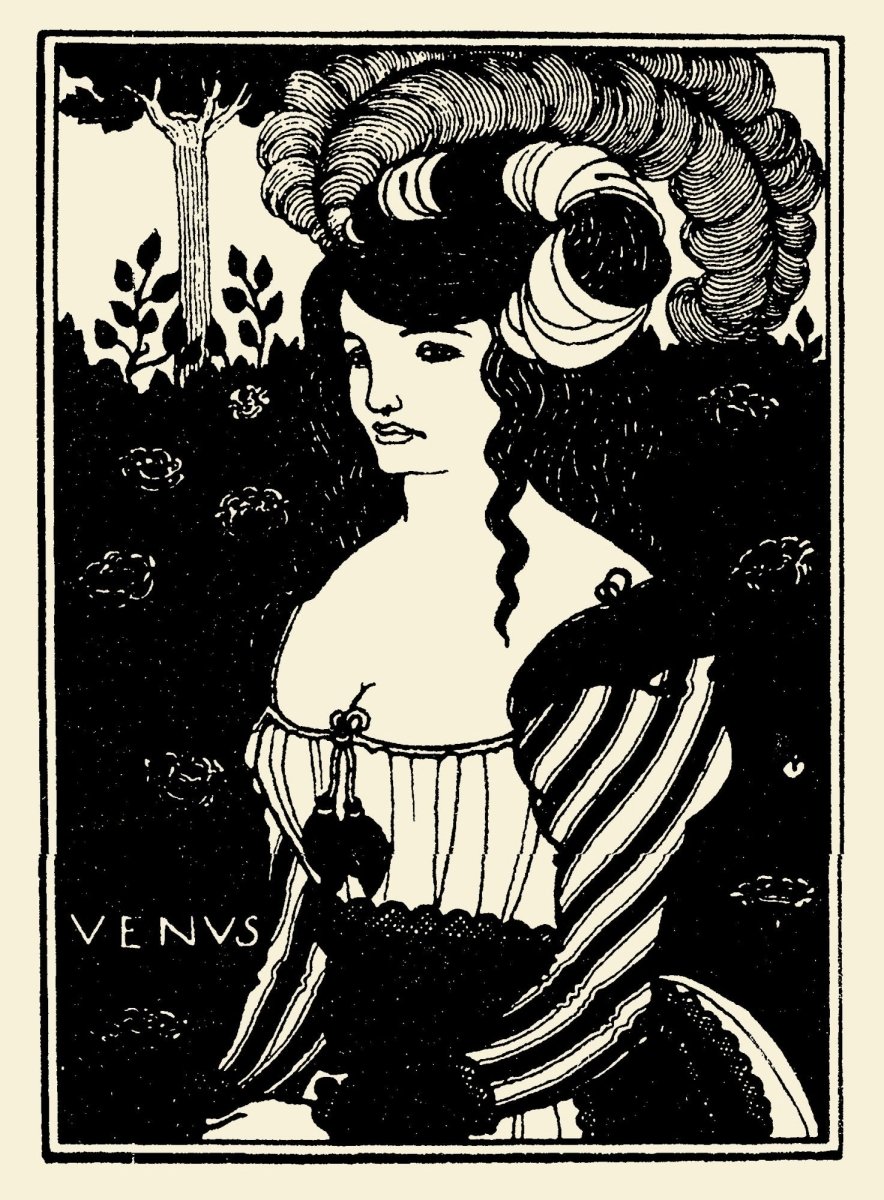 Studio Magazine - Aubrey Beardsley - 4 Public Domain Images | Dimensions 1781 x 2418