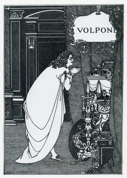 Volpone (1898) - Aubrey Beardsley - 7 Public Domain Images | Dimensions 5499 x 7709