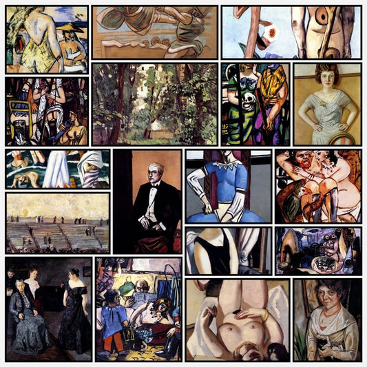 Max Beckmann Public Domain Images to Download | A snapshot of some of the images