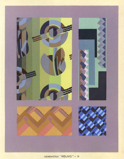 Édouard Bénédictus - Relais (1930) - 16 High Resolution Images | Dimensions 6552 x 8400 pixels