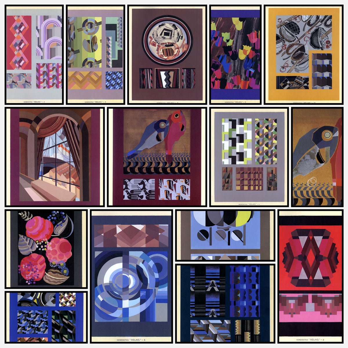 Édouard Bénédictus - Relais (1930) - 16 High Resolution Images | A snapshot of the images
